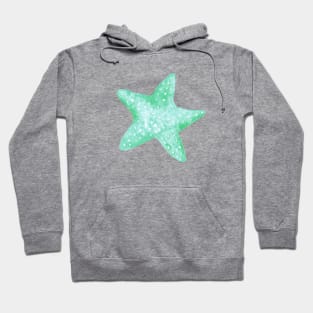 Turquoise starfish Hoodie